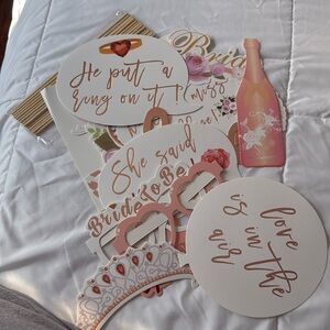 Bridal photo prop